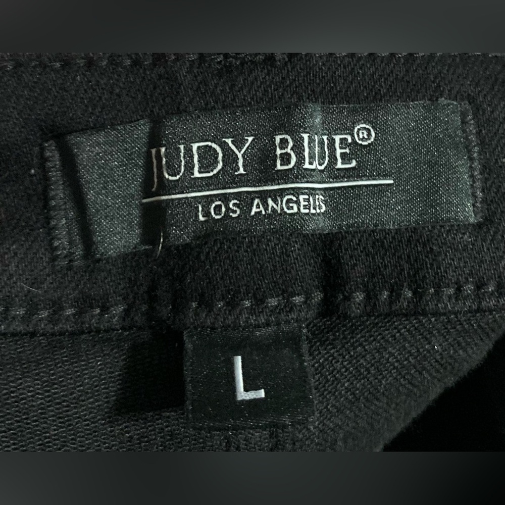 Judy Blue Women's Black Jean Shorts - Picture 6 of 7